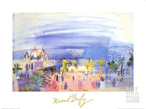 Casino in Nice by Raoul Dufy French Riviera Paintings