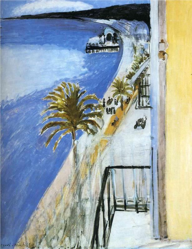 The Bay of Nice by Henri Matisse French Riviera Paintings