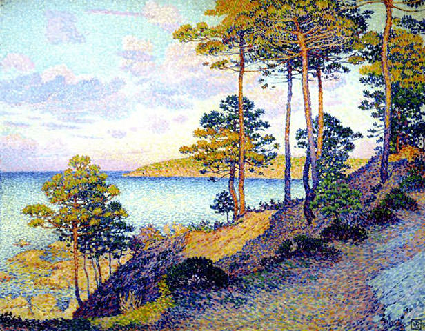 The Athenaeum by Theo van Rysselberghe French Riviera Paintings