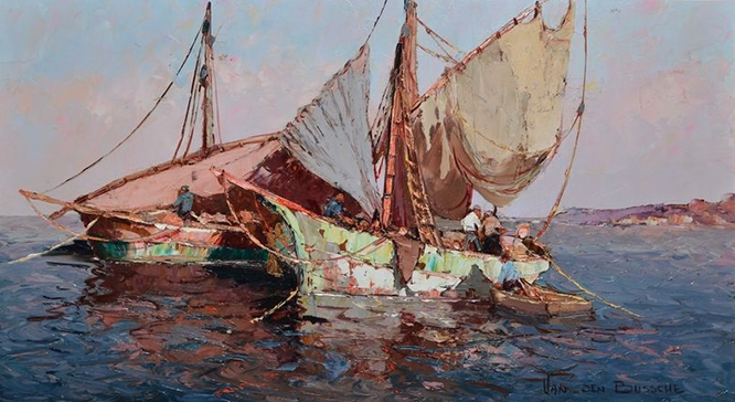 rade de Saint-Tropez French Riviera Paintings