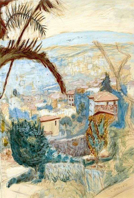 Paysage du Cannet French Riviera Paintings