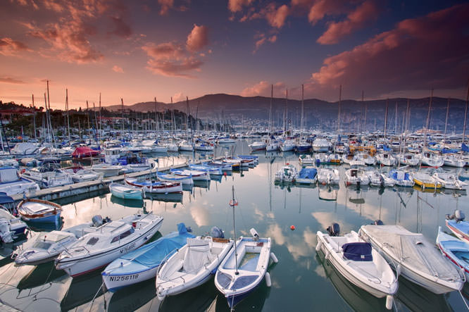 Port of St-Jean-Cap-Ferrat French Riviera