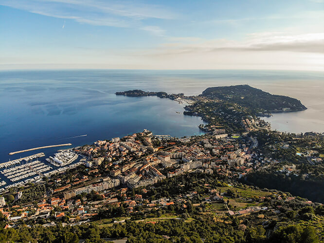 Aerial view of St-Jean-Cap-Ferrat