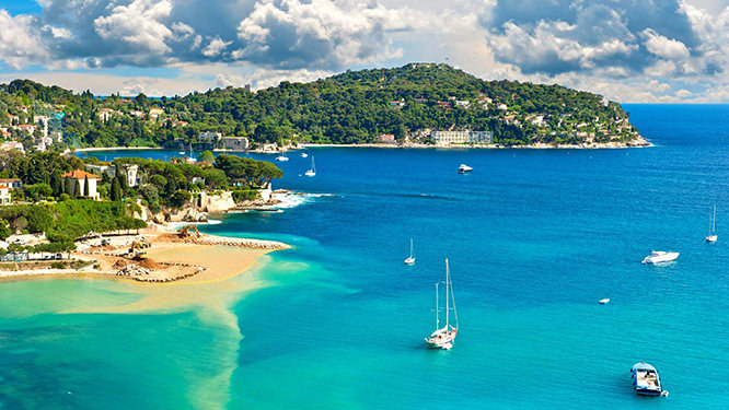 West side of St-Jean-Cap-Ferrat French Riviera