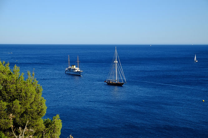 Mediterranean landscape French Riviera