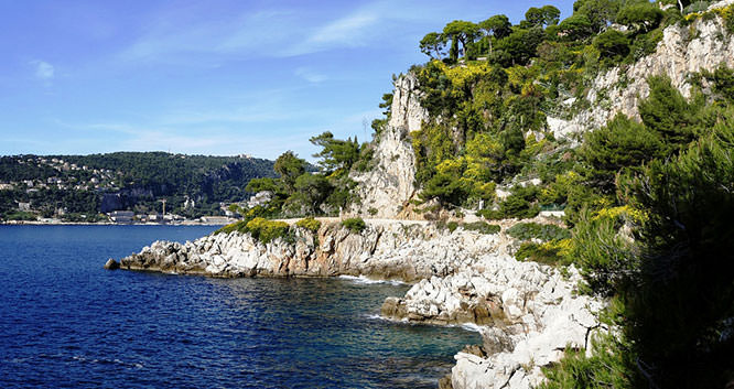 Sentier du littoral de St-Jean-Cap-Ferrat French Riviera