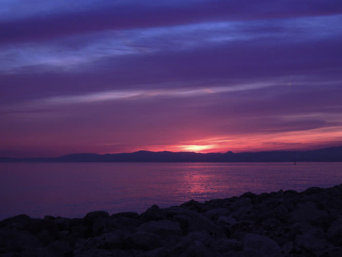 View of Cap d'Antibes from Port St Laurent