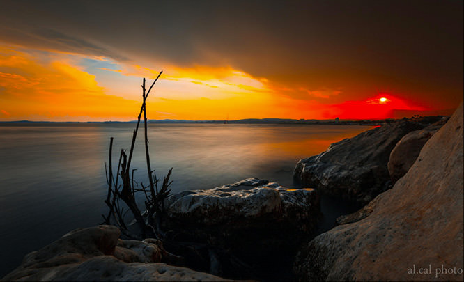 Entre crépuscule et orage