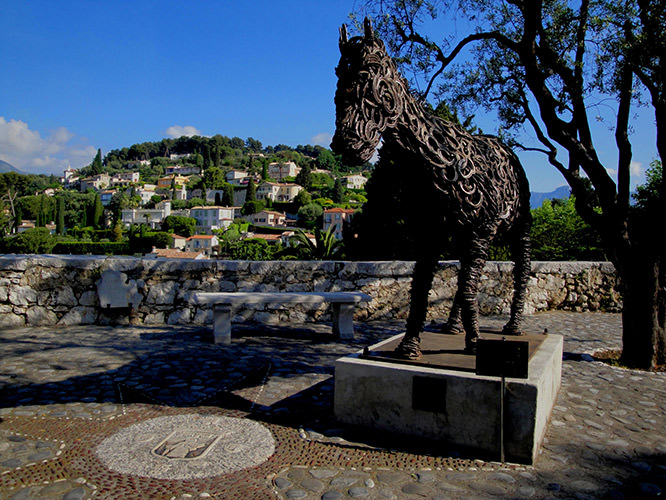 Lucky 1993 in Saint-Paul-de-Vence, French Riviera