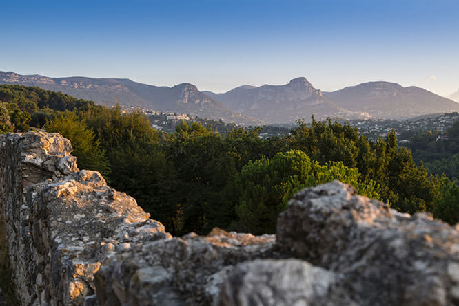 View from the eastern ramparts Saint-Paul-de-Vence