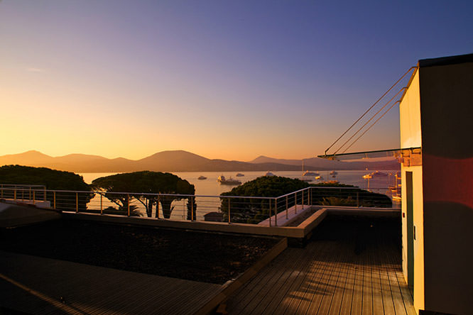 View from Kube Hotel Saint Tropez, French Riviera