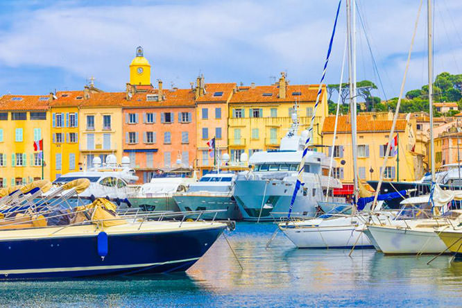 Port of Saint Tropez, French Riviera