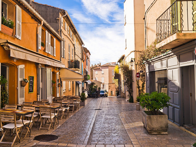 Street in St Tropez