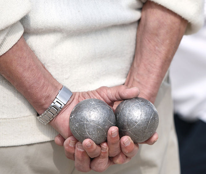 La Pétanque in Place des Lyces, French Riviera