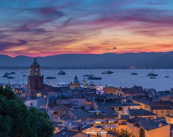 Sunset in St Tropez