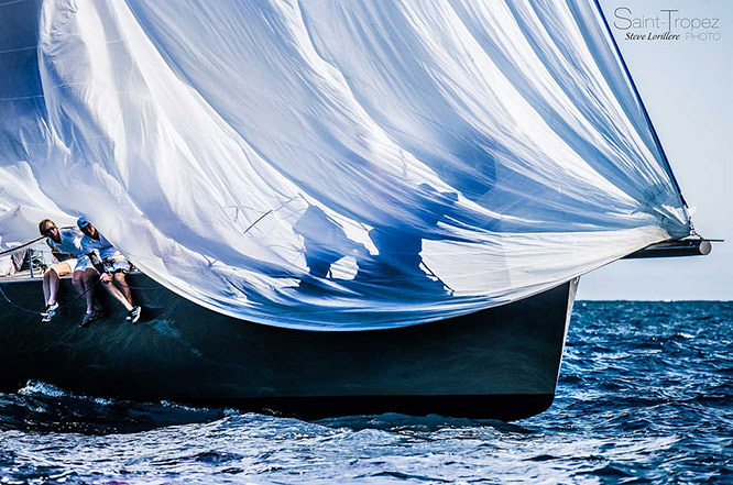Derrière la voile Saint Tropez, French Riviera