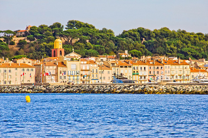 Village of St Tropez French Riviera