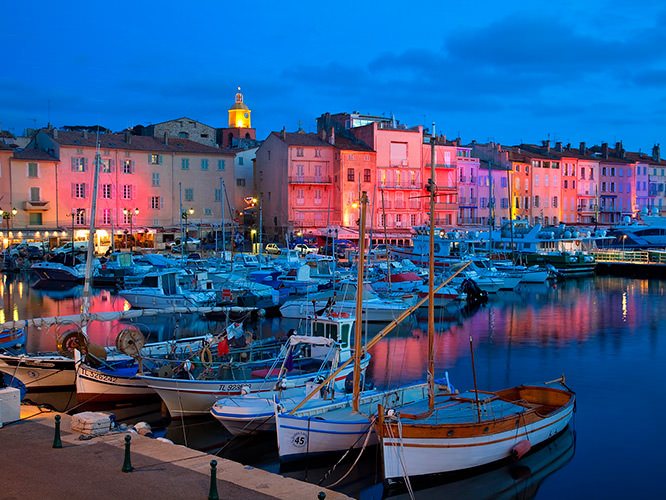 Port of St Tropez French Riviera
