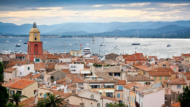 Beautiful view of Saint-Tropez