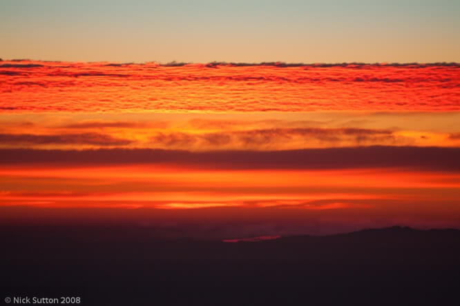 Sunset in Saint-Vallier-de-Thiey French Riviera