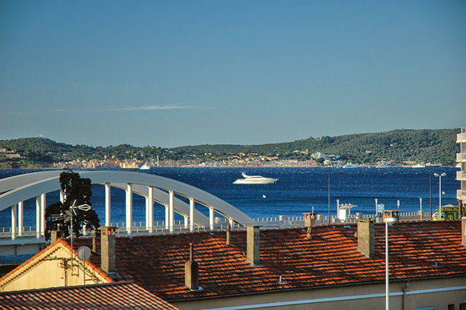 The bridge of Ste Maxime and St Tropez, French Riviera
