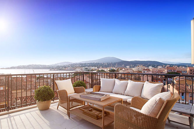Terrasse in Ste Maxime French Riviera