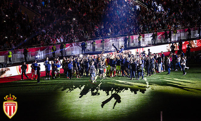 Monaco winner of the French league in 2017