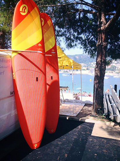 Paddling in Villefranche sur Mer