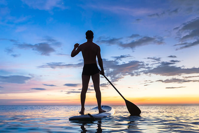 Paddling in the French Riviera