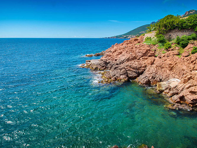 Coast in Théoule sur Mer