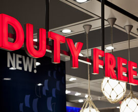 French Riviera Duty free shopping