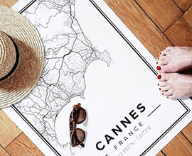 French Riviera Maps