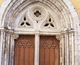 Chapelle de l'Oratoire doorway in Grasse