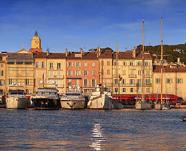 Houses on the harbour of Saint-Tropez