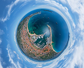French Riviera Birds' Eye Photography