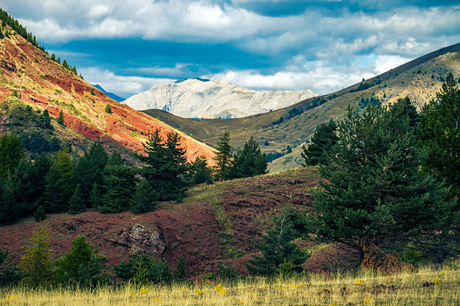 Mountain colors Valberg French Riviera