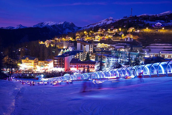 Valberg by night