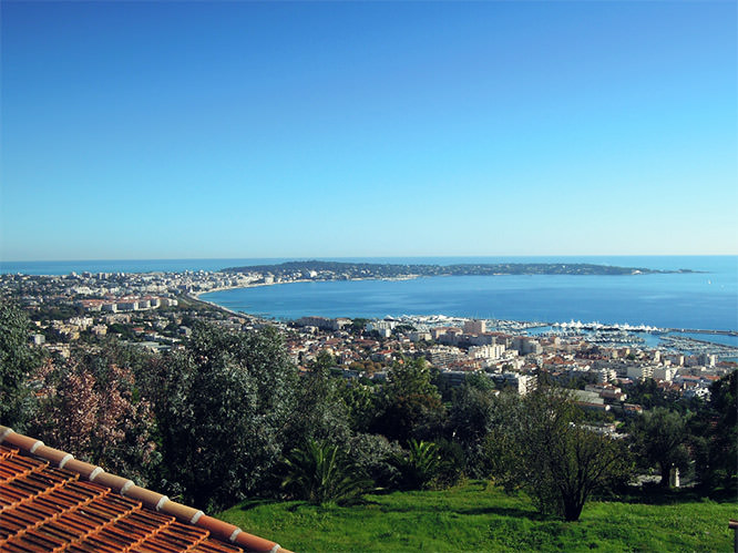 Cap d'Antibes from Vallauris French Riviera