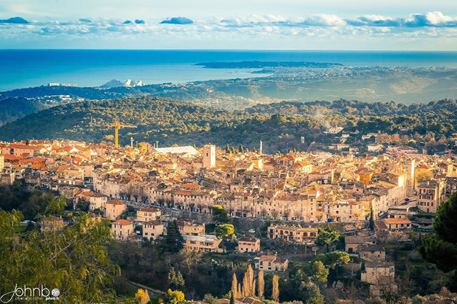 Vence in winter, French Riviera
