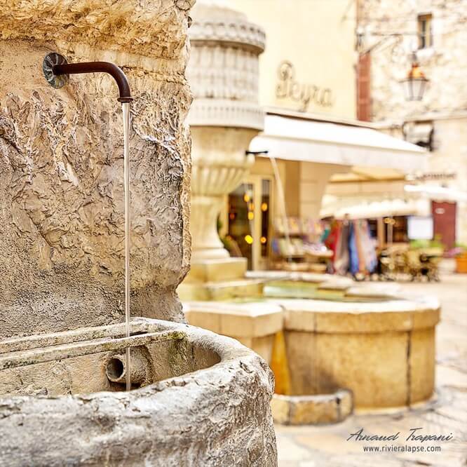 Fountain in Vence, French Riviera