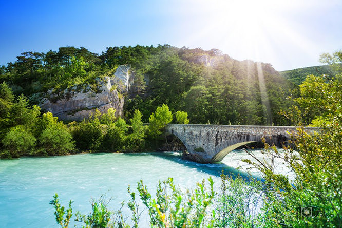 Bridge over Verdon French Riviera