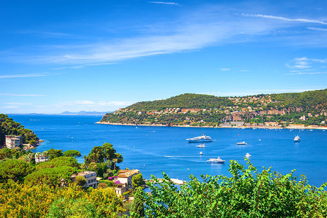 Villefranche-sur-Mer Bay sur Mer, French Riviera