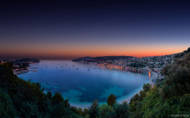 Villefranche-sur-Mer Twilight Sunset