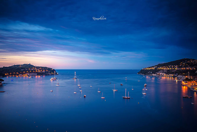 Villefranche-sur-mer bay