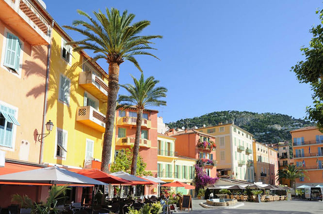 Place du marché Villefranche-sur-mer