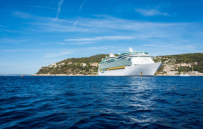 Navigator of the Seas in Villefranche-sur-mer
