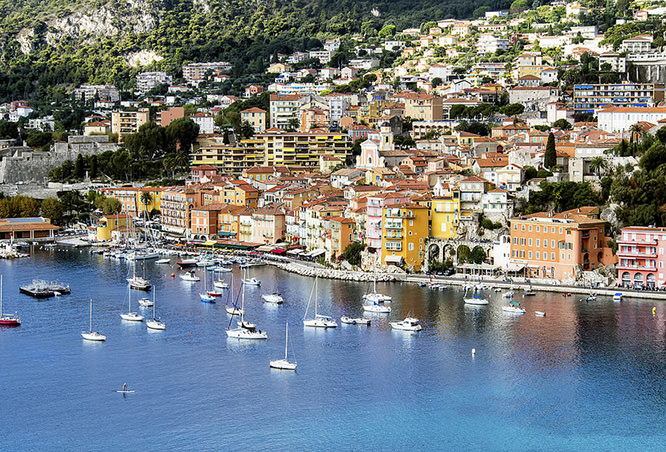 Villefranche-sur-Mer Tilt Shift, French Riviera