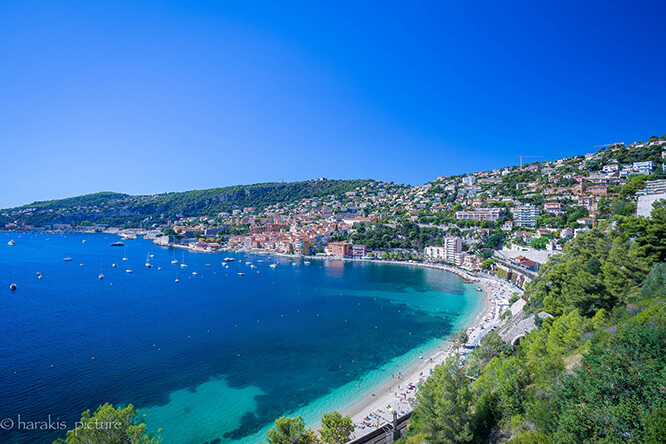 Villefranche-sur-Mer bay French Riviera