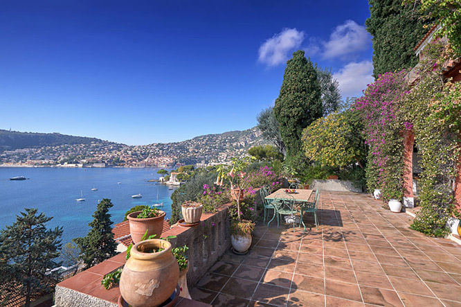 Stunning view of Villefranche-sur-Mer French Riviera