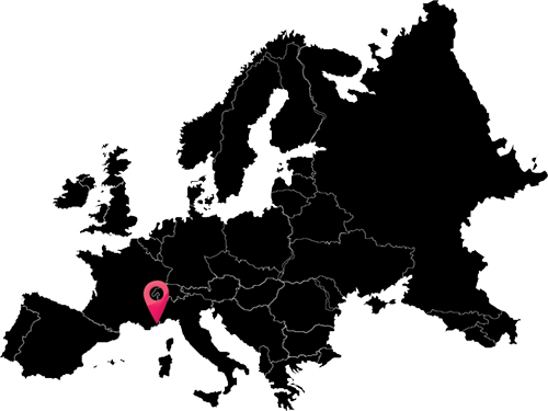 map of the french riviera
